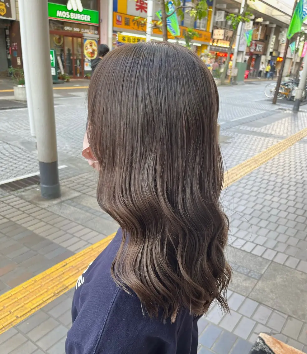 ロング カラー カット ヘアカラー トリートメント 【EARTH平塚店】 ✂️野首 京佑✂️のヘアスタイル