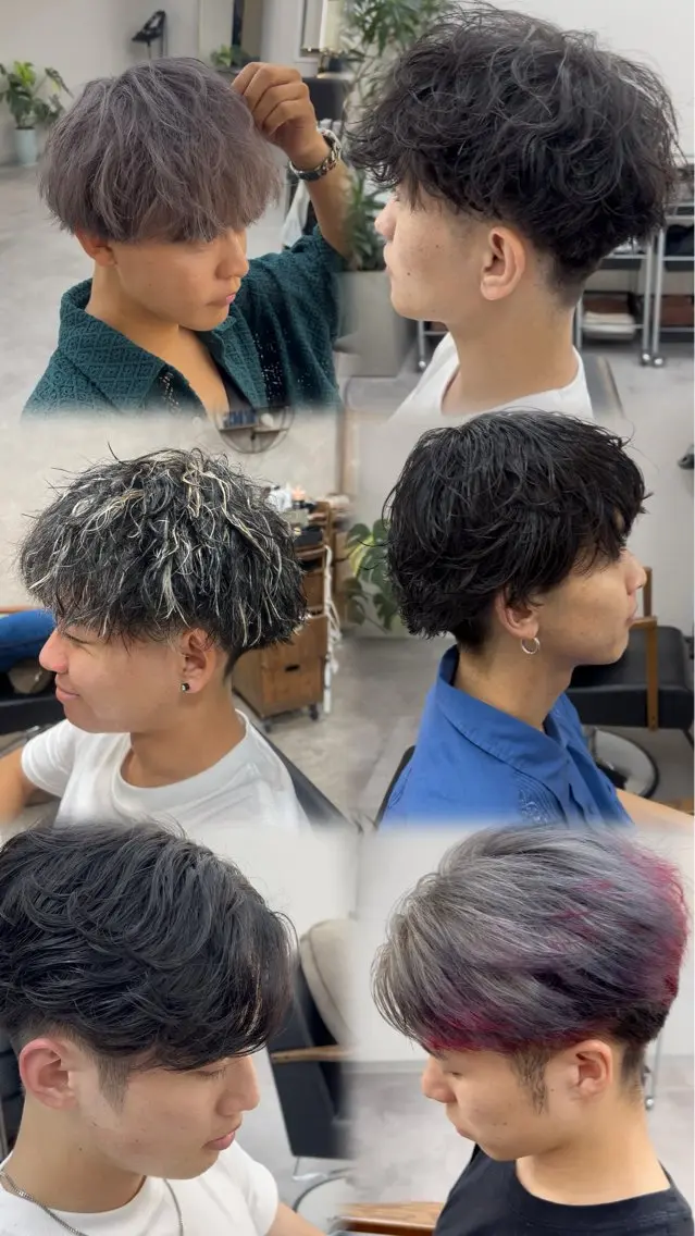 メンズ RIENS 高森俊輔のヘアスタイル