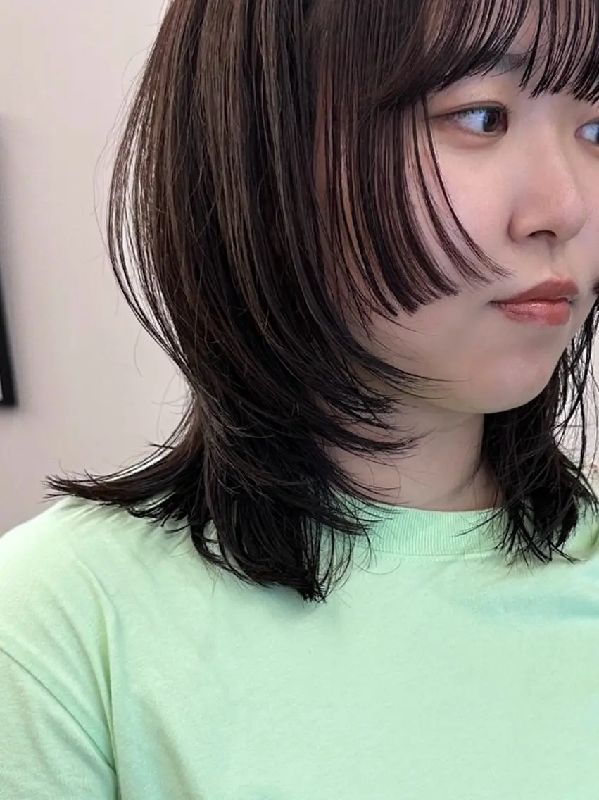 セミロング カット ヘアカラー トリートメント 🐏nao /レイヤーカット🐏のヘアスタイル