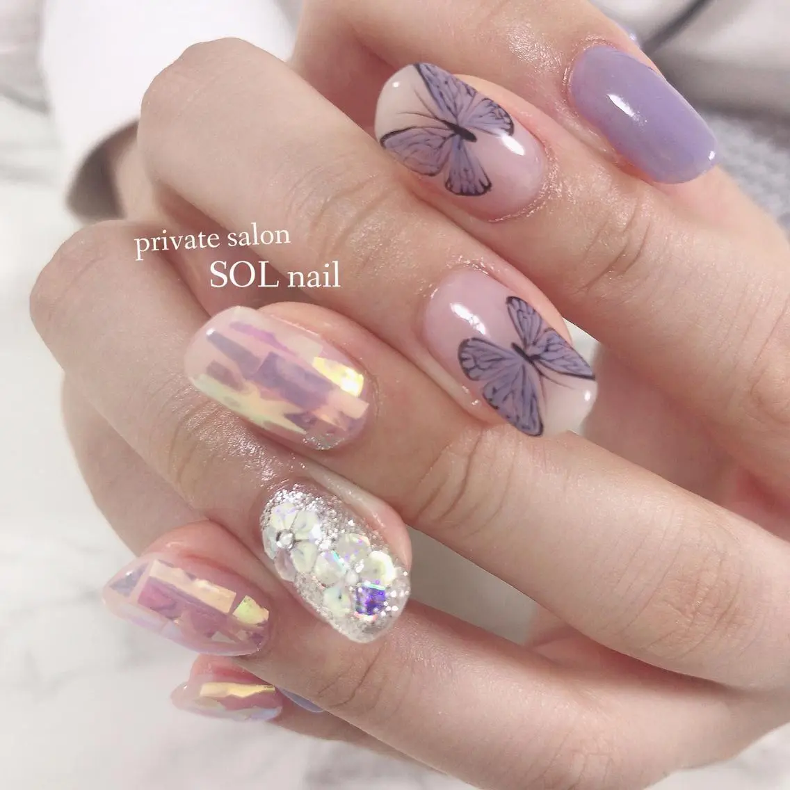 ネイル ハンドネイル SOL NAILのネイルデザイン