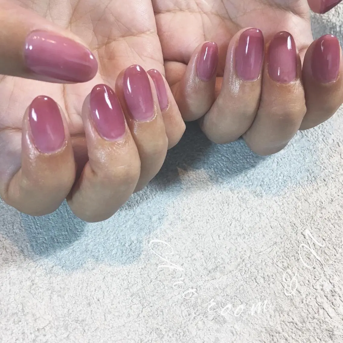 ネイル ワンカラーネイル シンプルネイル &N NANAのネイルデザイン
