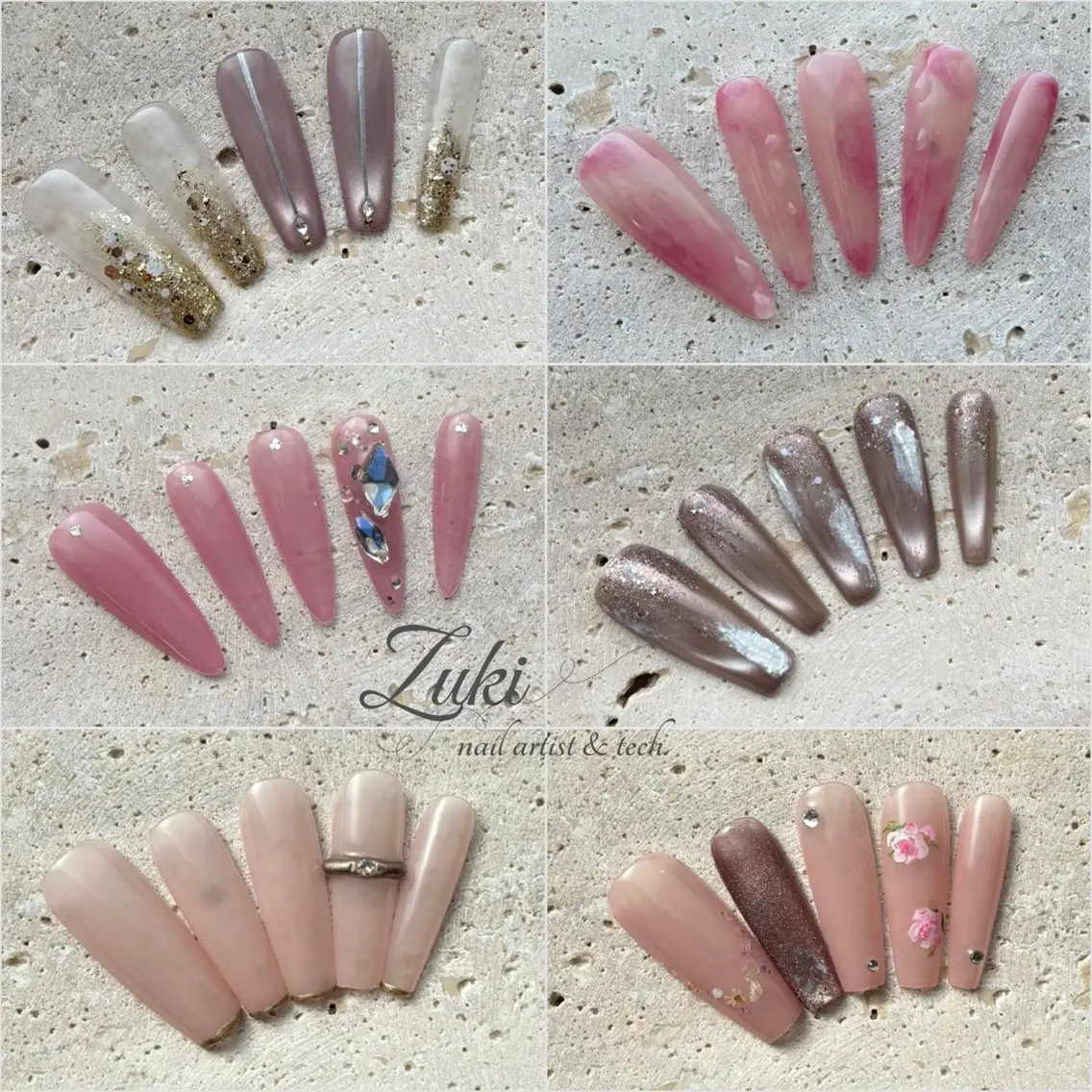 ネイル マグネットネイル ニュアンスネイル ワンホンネイル zuki🌔nail ┆堺筋本町・心斎橋のネイルデザイン