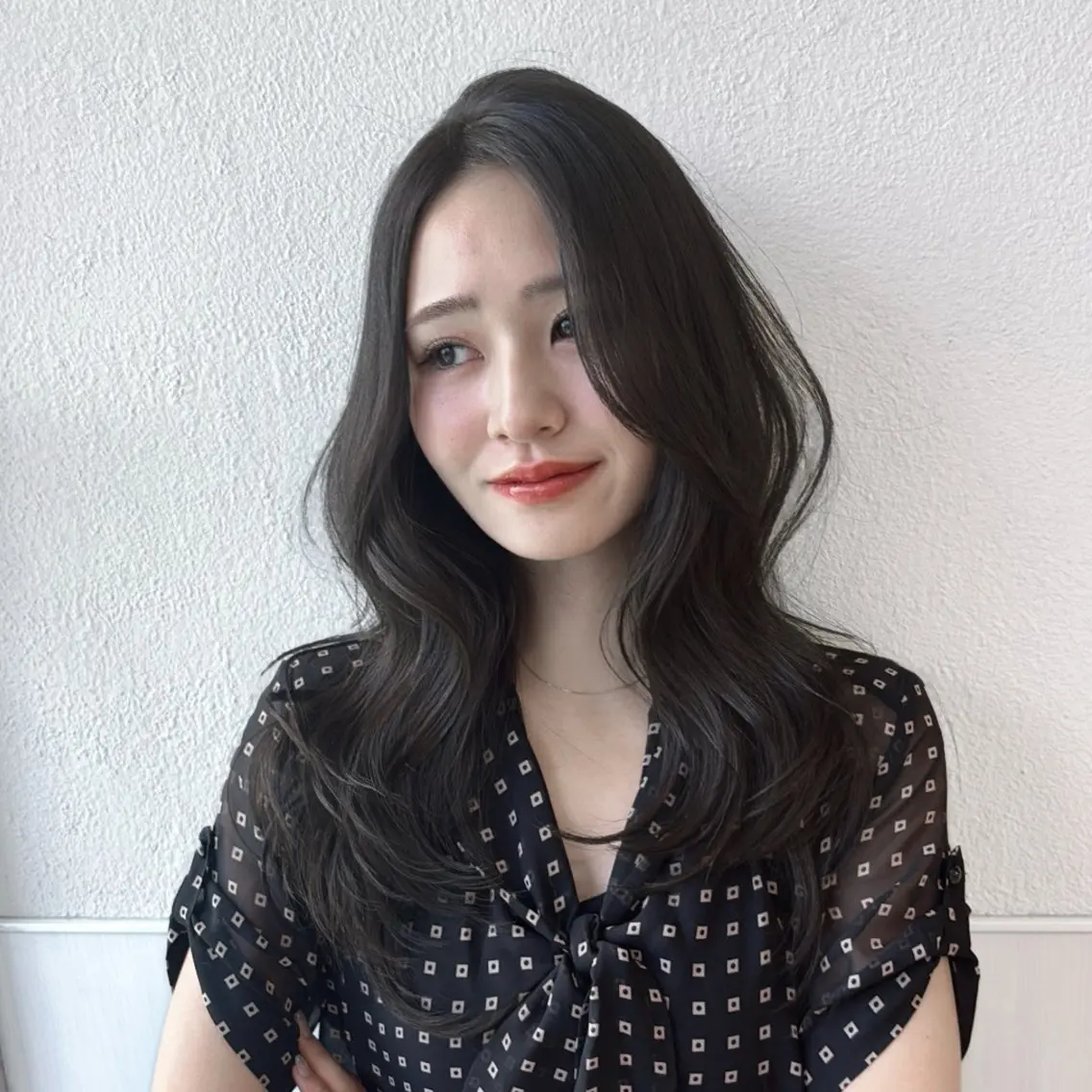 ロング カラー ヘアカラー トリートメント 髪質改善/ブリーチ なしカラー/菊池真稔のヘアスタイル