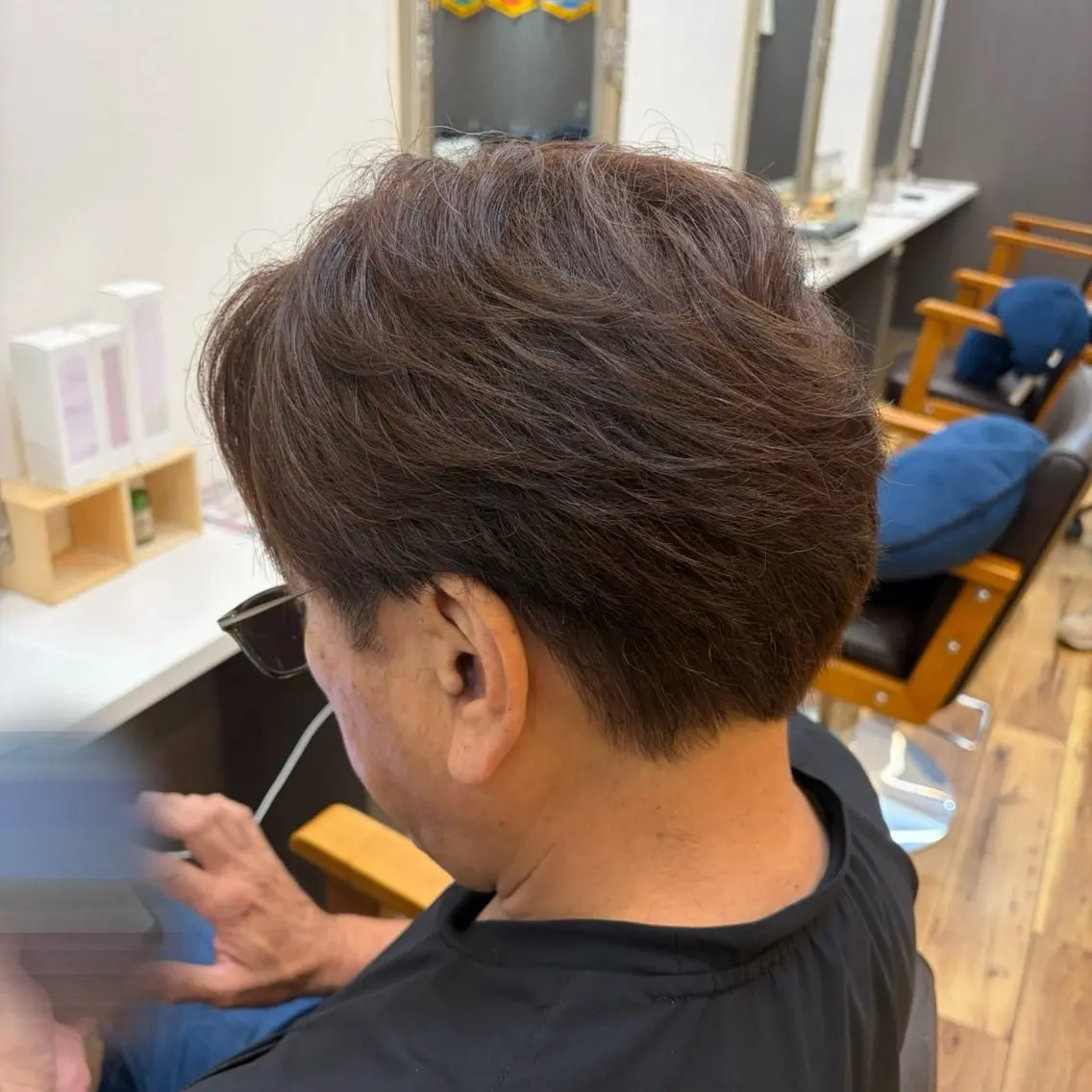 カラー アッシュ アッシュブラウン ブラウンカラー まつもと はるなのヘアスタイル