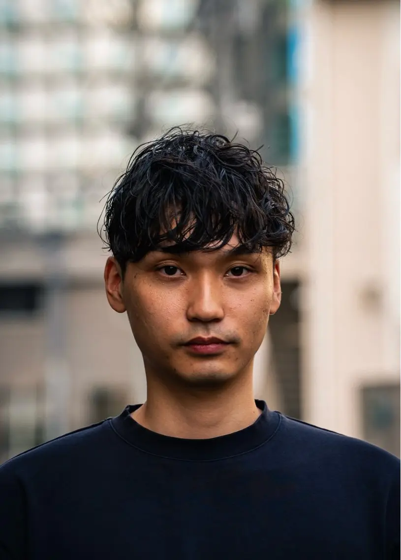 ショート カラー パーマ メンズ 🔗メンズサロン🔗 Kieのヘアスタイル