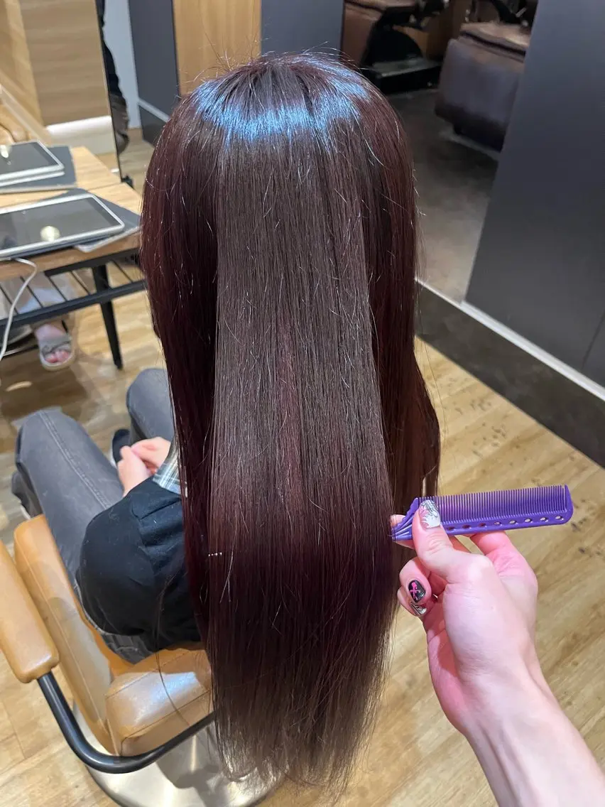 ロング カラー ブラウンカラー レッドカラー レッドブラウン ヘアカラー 💖トレンド春夏 カラー💖FUTAのヘアスタイル