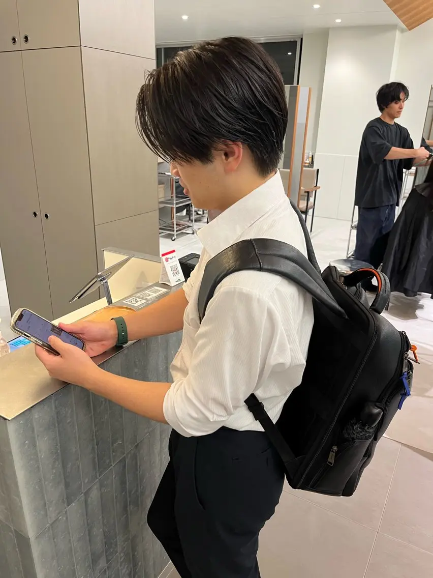 メンズ シャドウパーマ 田形清流のヘアスタイル