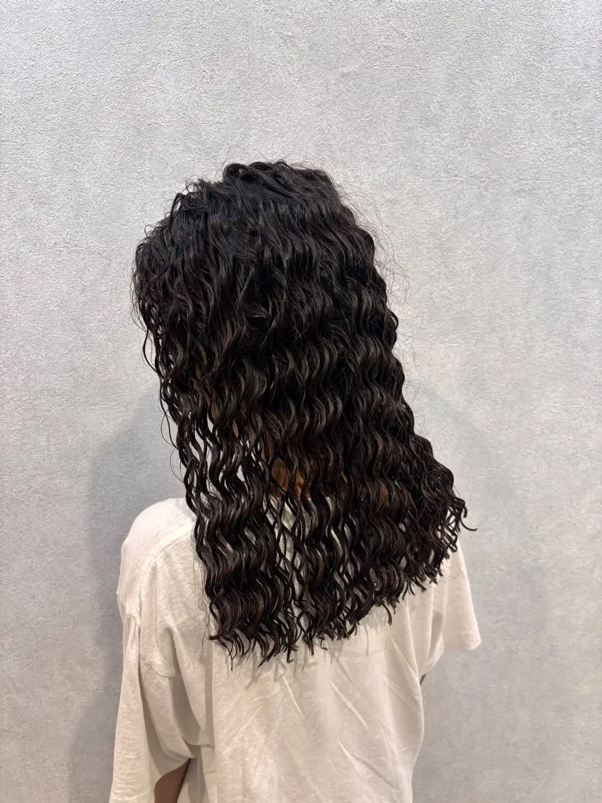 ロング パーマ キッズ カット パーマ カーリーパーマ/ ボブパーマ/さくらのヘアスタイル
