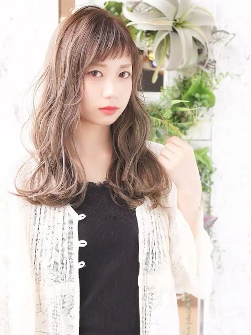 ロング ヘアカラー トリートメント CIEL岡山店／ Chida ⛄️のヘアスタイル