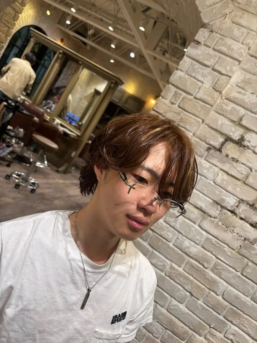 カラー メンズ リンタロウ カラーモデル募集のヘアスタイル