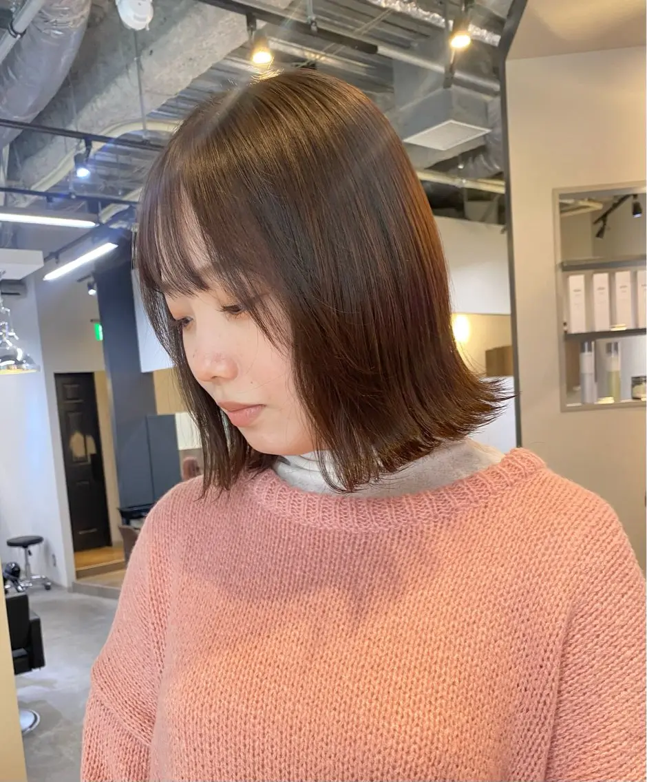 ミディアム カラー カット ヘアカラー 艶カラー/ハイライト /レイヤー中島啓太のヘアスタイル