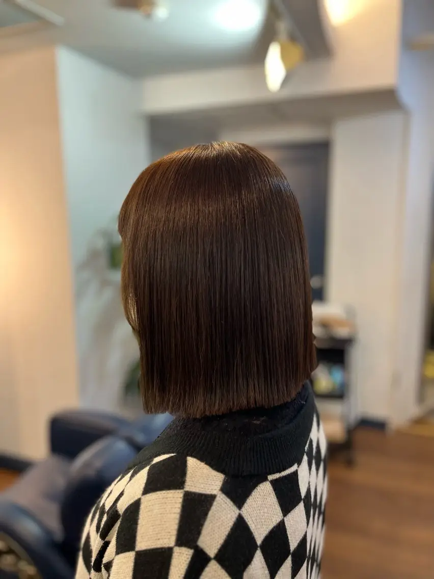 ミディアム フルカワ リナのヘアスタイル