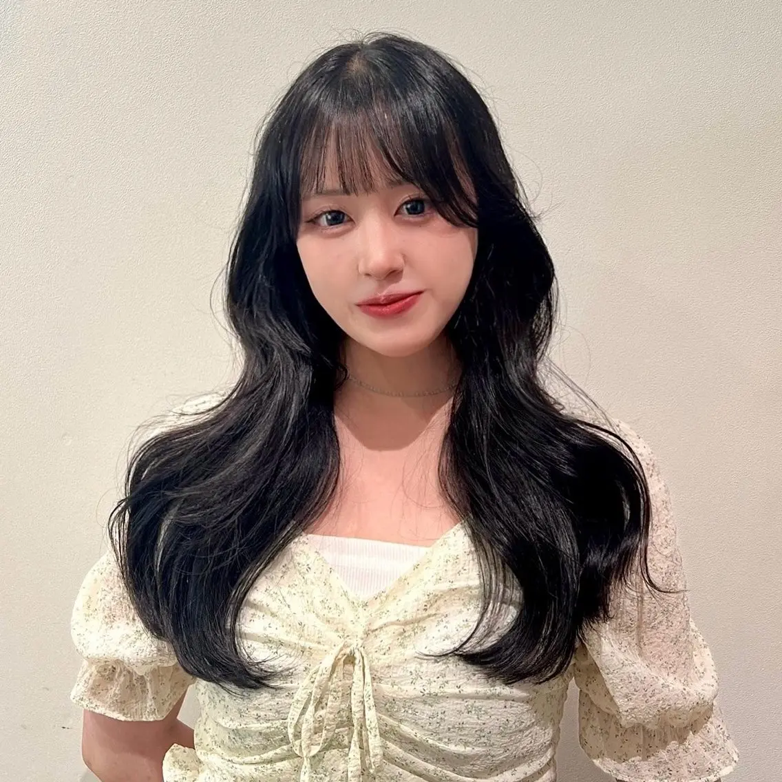 ロング カラー 💗渋谷/韓国/レイ ヤー顔周りSayaのヘアスタイル