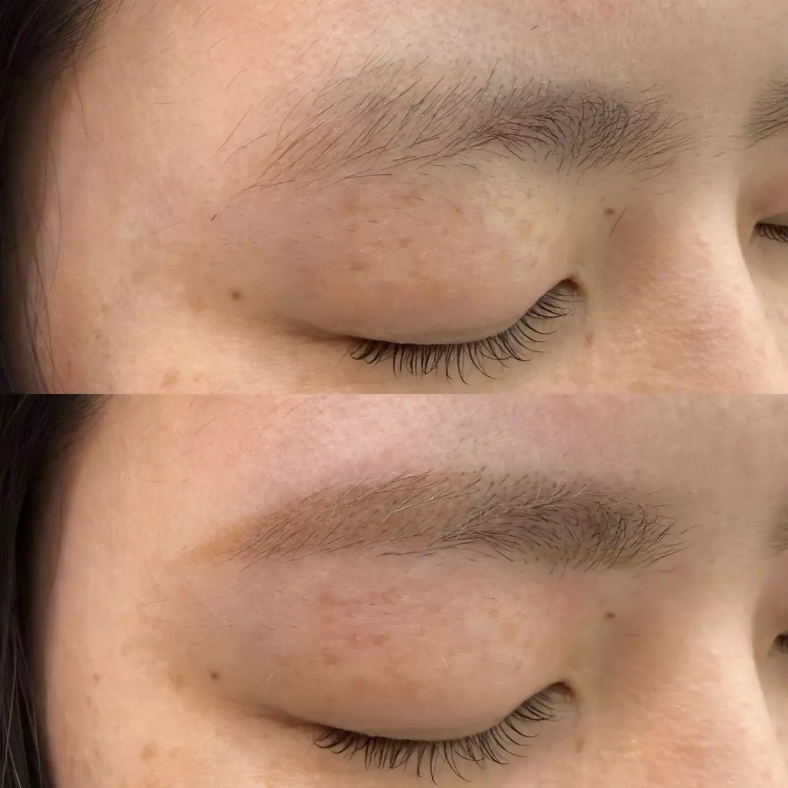アイブロウ 眉カット 眉毛ワックス脱毛 ワックス脱毛 透明感カラー🫧ヘア セット🫧松本菜月の眉毛・アイブロウイメージ