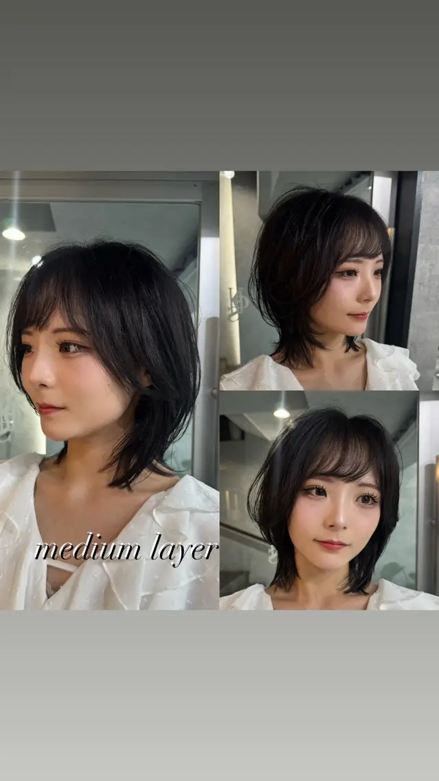 ショート カット ヘアカラー You/透明感カラー レイヤーカット/ボブのヘアスタイル
