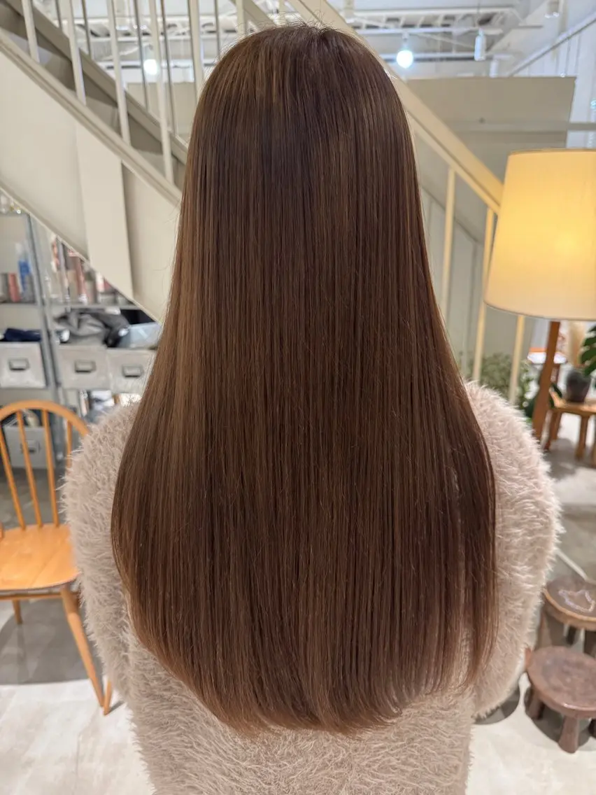 ロング カラー 本田 実可子のヘアスタイル