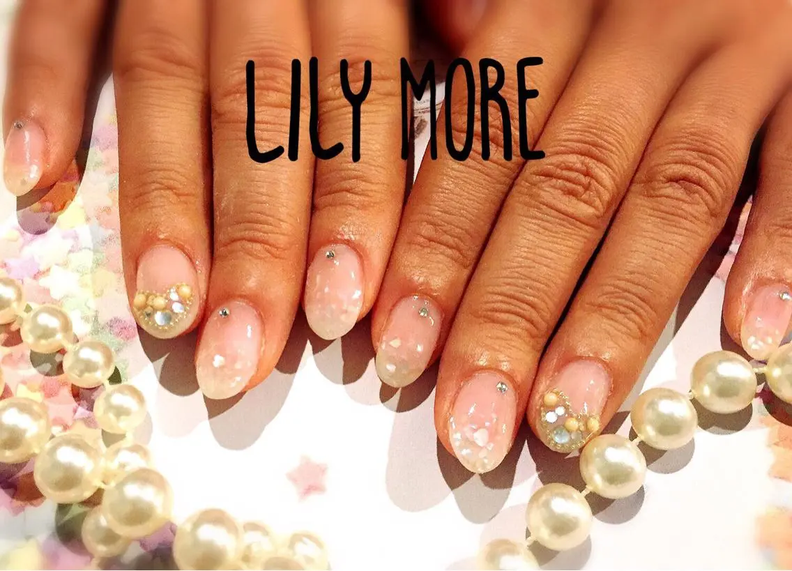 ネイル ブライダルネイル Lily closetのネイルデザイン