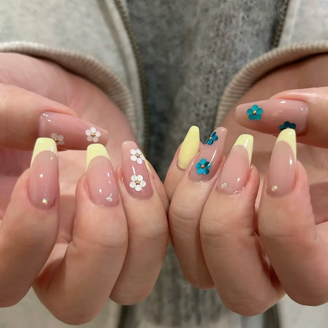 ネイル フレンチネイル Bianca栄店 みさとのネイルデザイン