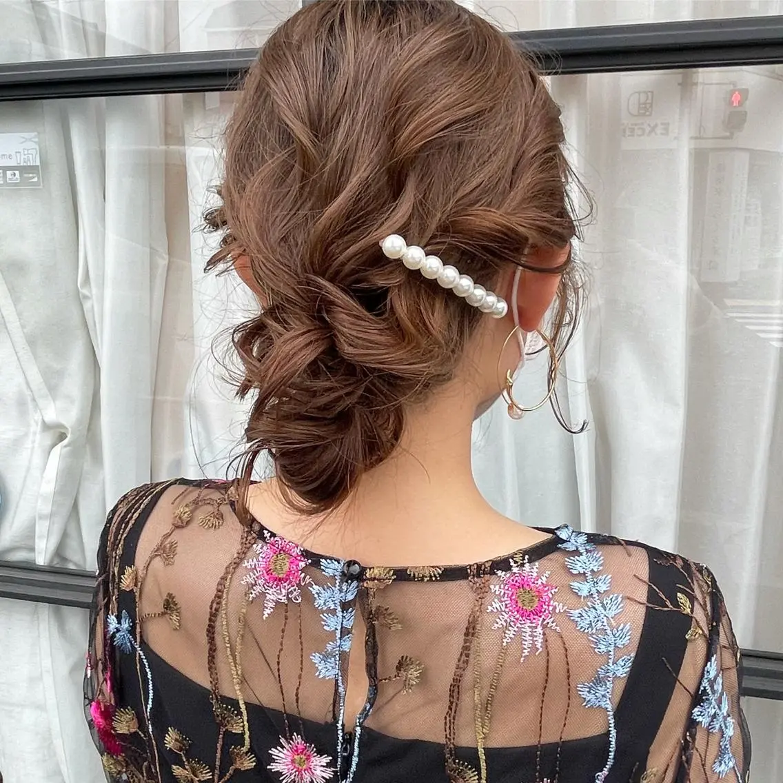 ヘアアレンジ ヘアセット 齊藤 桃子のヘアスタイル