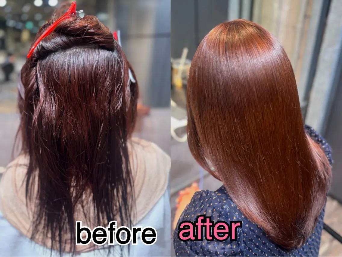 縮毛矯正💇♀️➕トリートメント🫧の写真