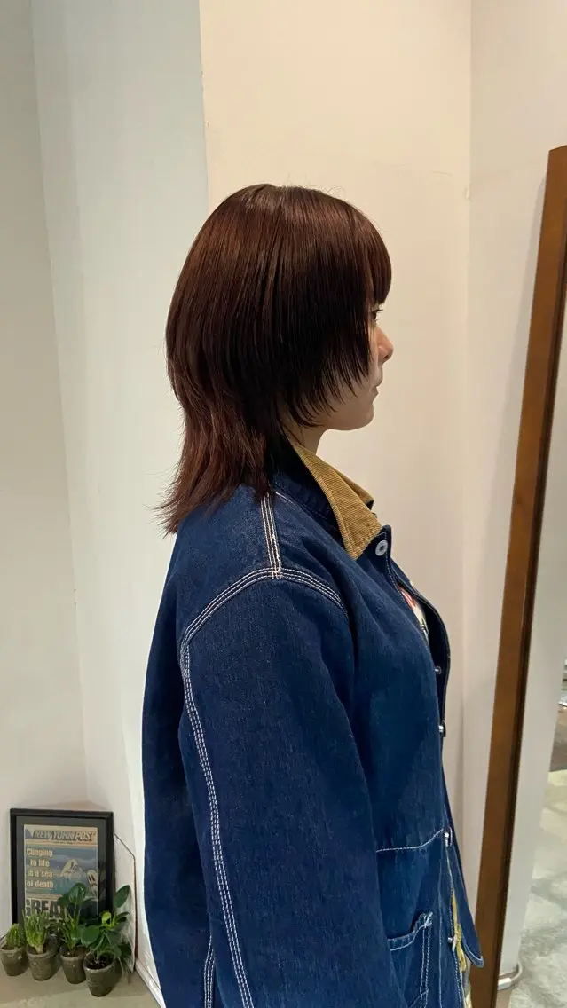ミディアム まつ あみのヘアスタイル