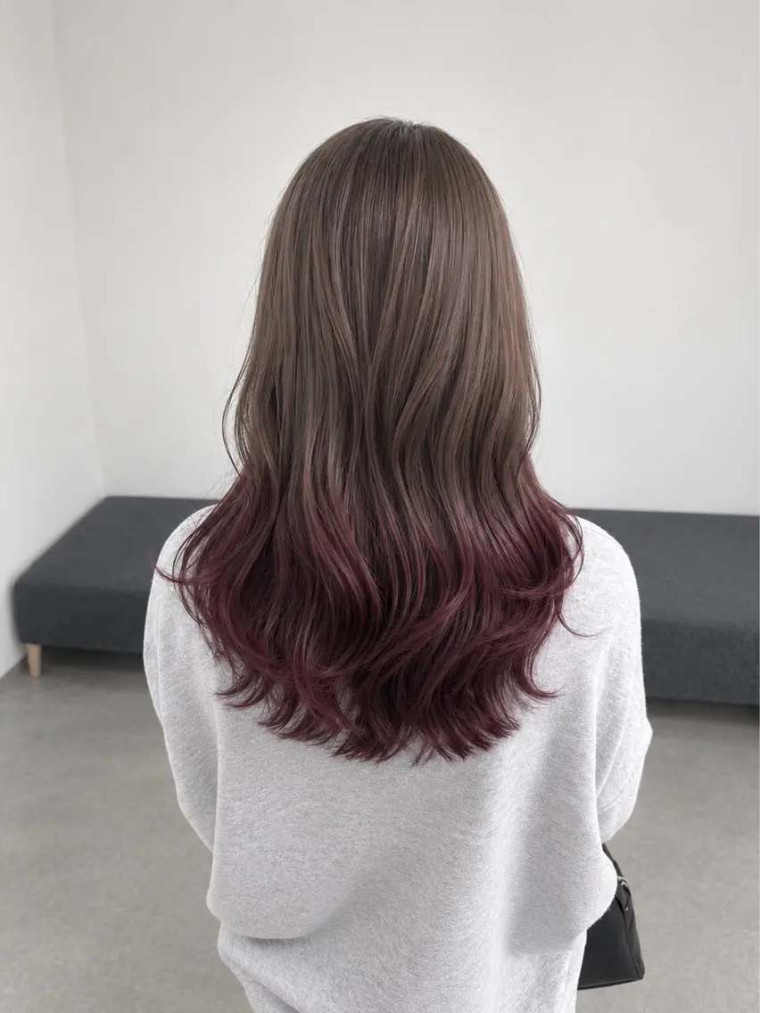 カラー rua.／ W color⛓🖤のヘアスタイル