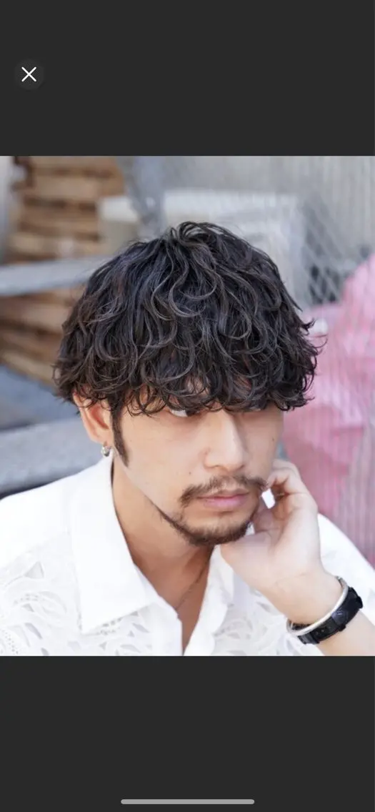 パーマ メンズ メンズパーマ 波巻きパーマ スパイラルパーマ カット パーマ 栄|メンズカラー🔥 |ゆうとのヘアスタイル