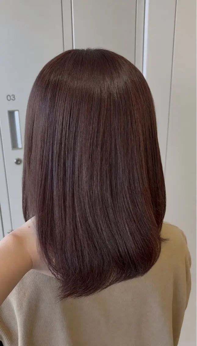 セミロング カラー カット ヘアカラー トリートメント 澤田 華月のヘアスタイル