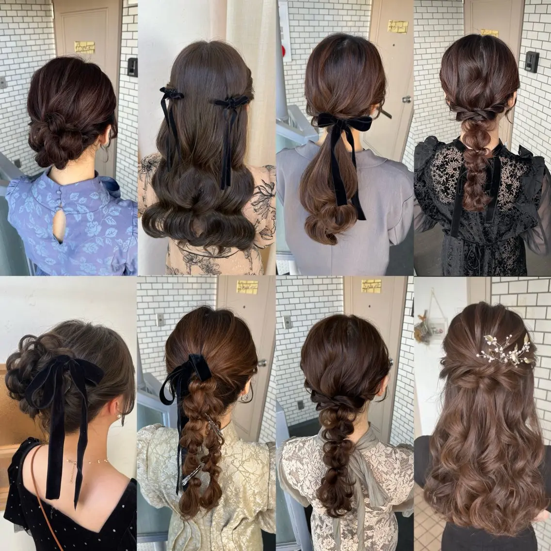 ヘアアレンジ ハーフアップ ポニーテール ヘアセット 参列・イベントヘア♡ ゆいなのヘアスタイル