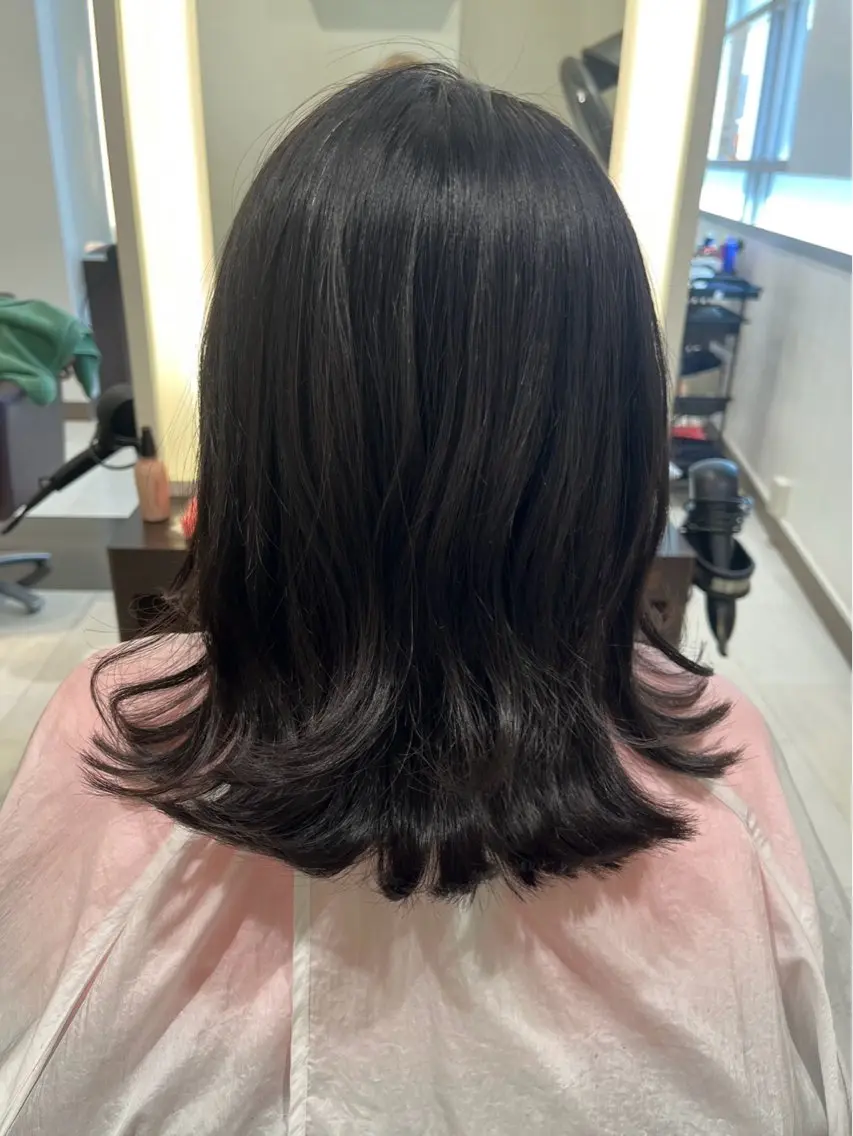 セミロング トリートメント 阿比野 瑞貴のヘアスタイル