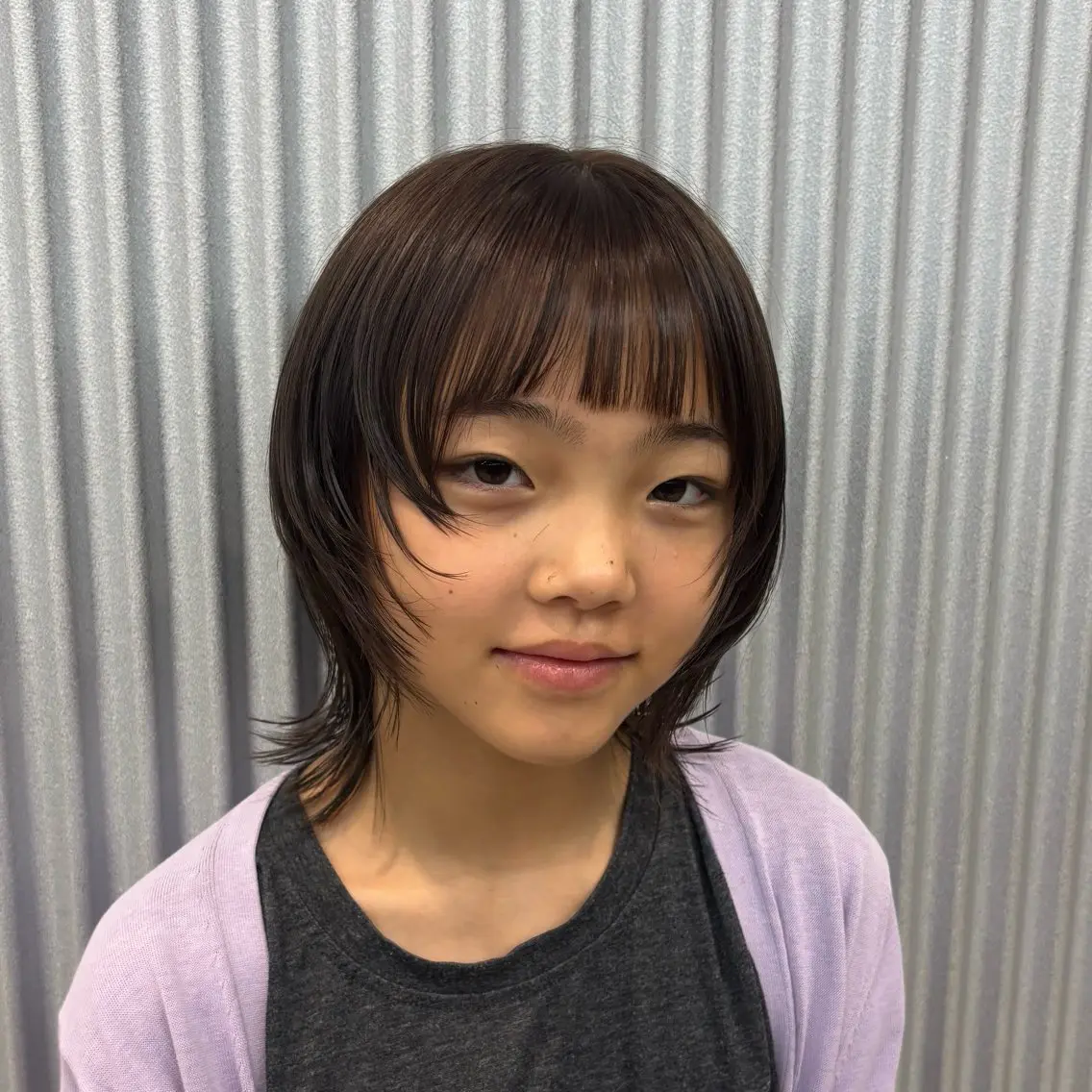 ショート 透明感ダブルカラー ×レイヤー🌝リオのヘアスタイル