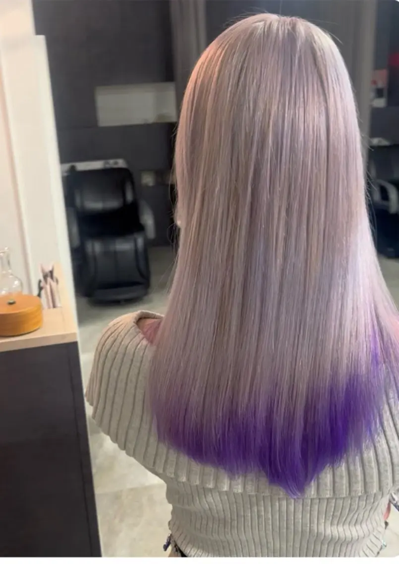 カラー デザインカラー🍬✨ 透明感カラー✨ナナのヘアスタイル