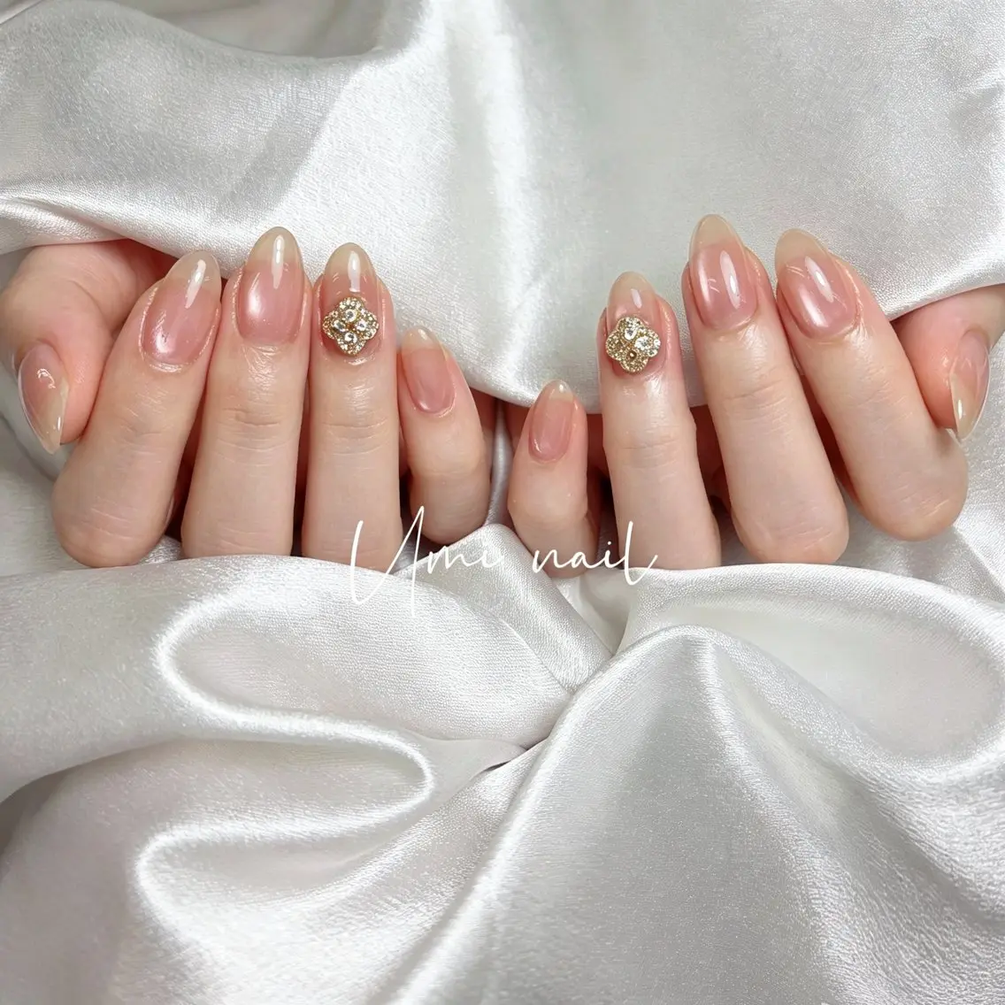 ネイル クリアネイル 成人式 長さ出し フラッシュネイル フットネイル Umi.せい 🫧のネイルデザイン