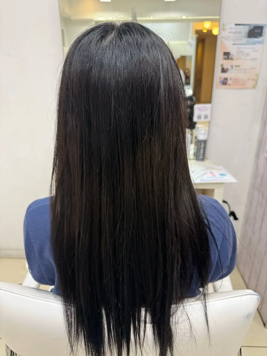 カラー ヘアカラー トリートメント [髪質改善カラー] 光^._.^のヘアスタイル