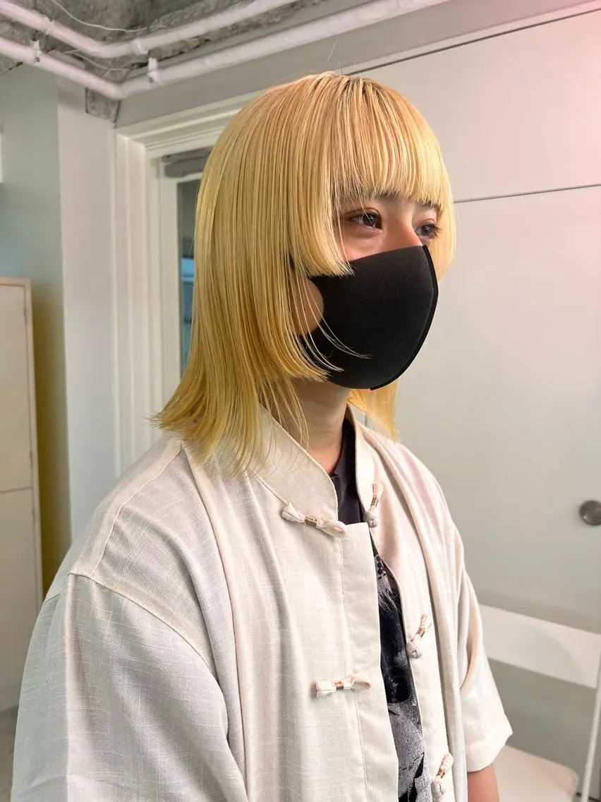 メンズ カット 💥ウルフカット デザインあんな💥のヘアスタイル