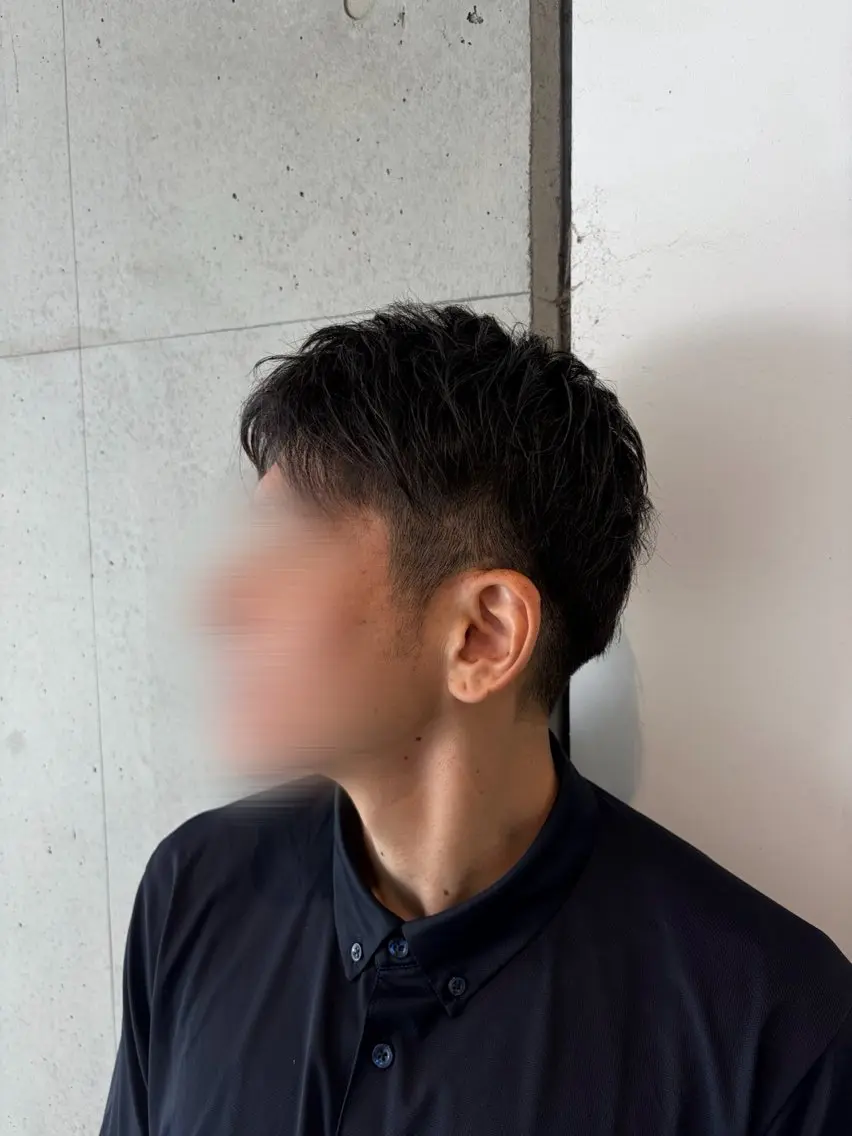 メンズ 刈り上げ カット カットカラーモデル /募集中🩵かれんのヘアスタイル