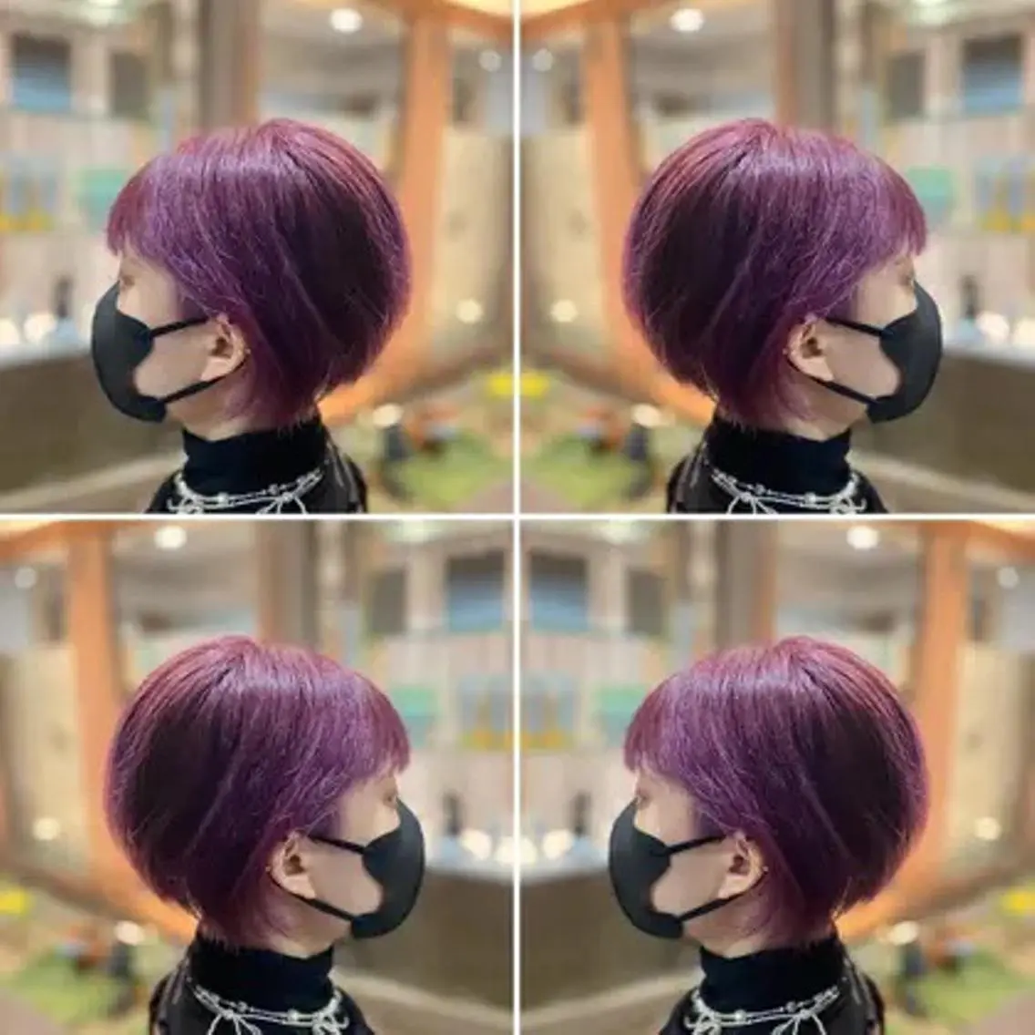 ショート カラー 髪質改善/艶カラー ⚡️コメス/錦糸町のヘアスタイル