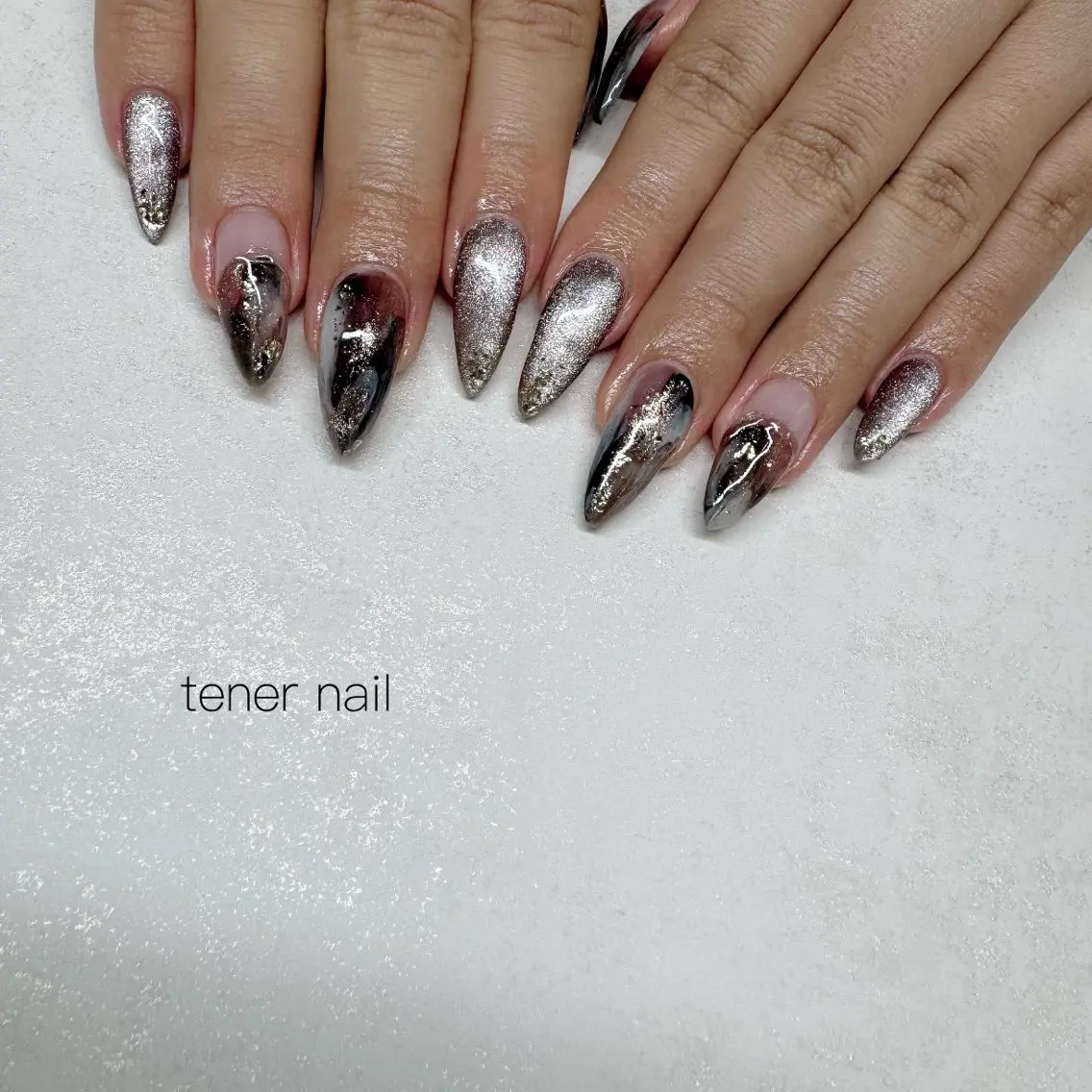 ネイル ニュアンスネイル ハンドネイル テネルネイル tener nailのネイルデザイン