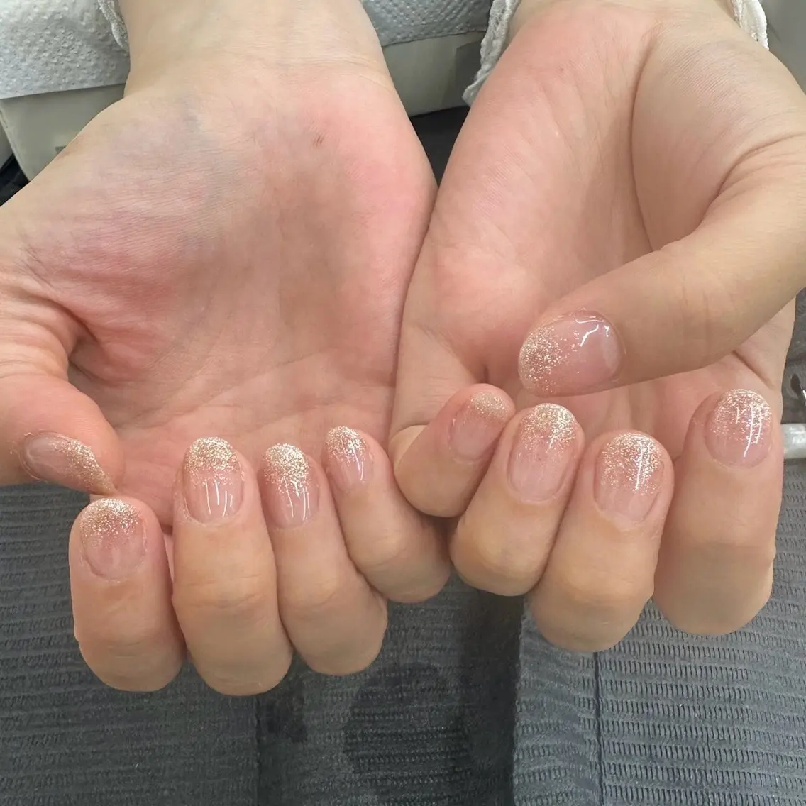 ラメグラデーション【オフなし】の写真