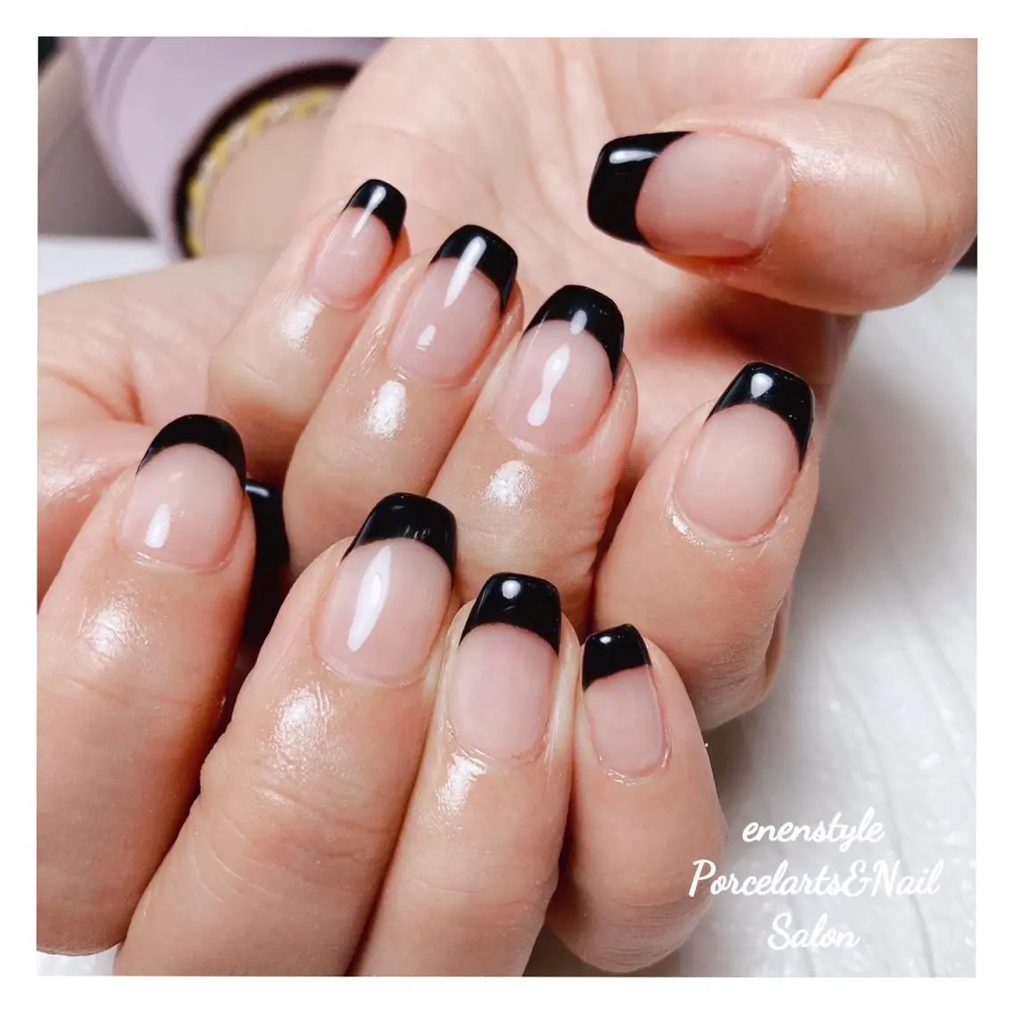 ミディアム ネイル 🐾enen style 🐾のネイルデザイン
