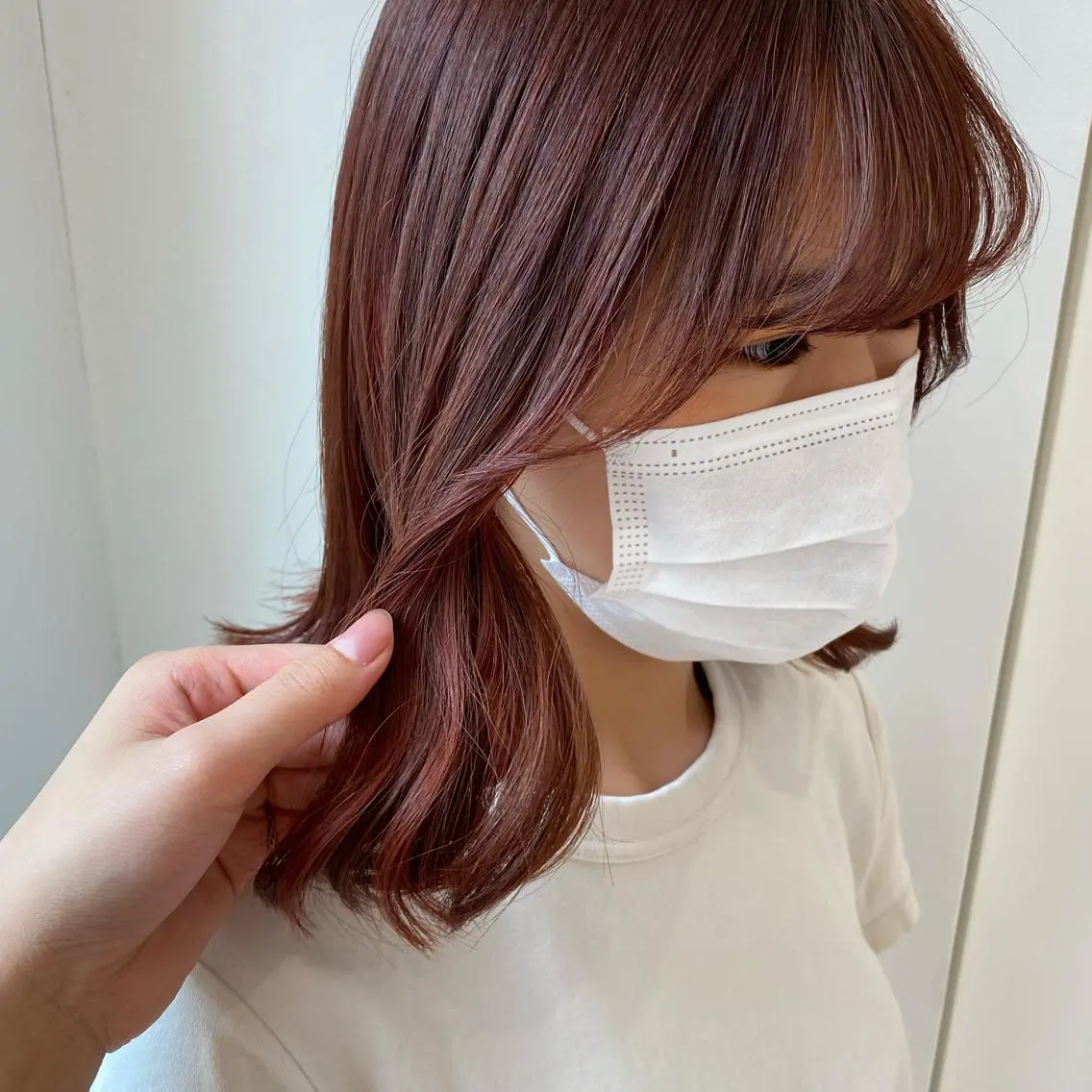 ショート カラー ピンクカラー カット ヘアカラー 🌷Asuka /レイヤーカット🌷のヘアスタイル