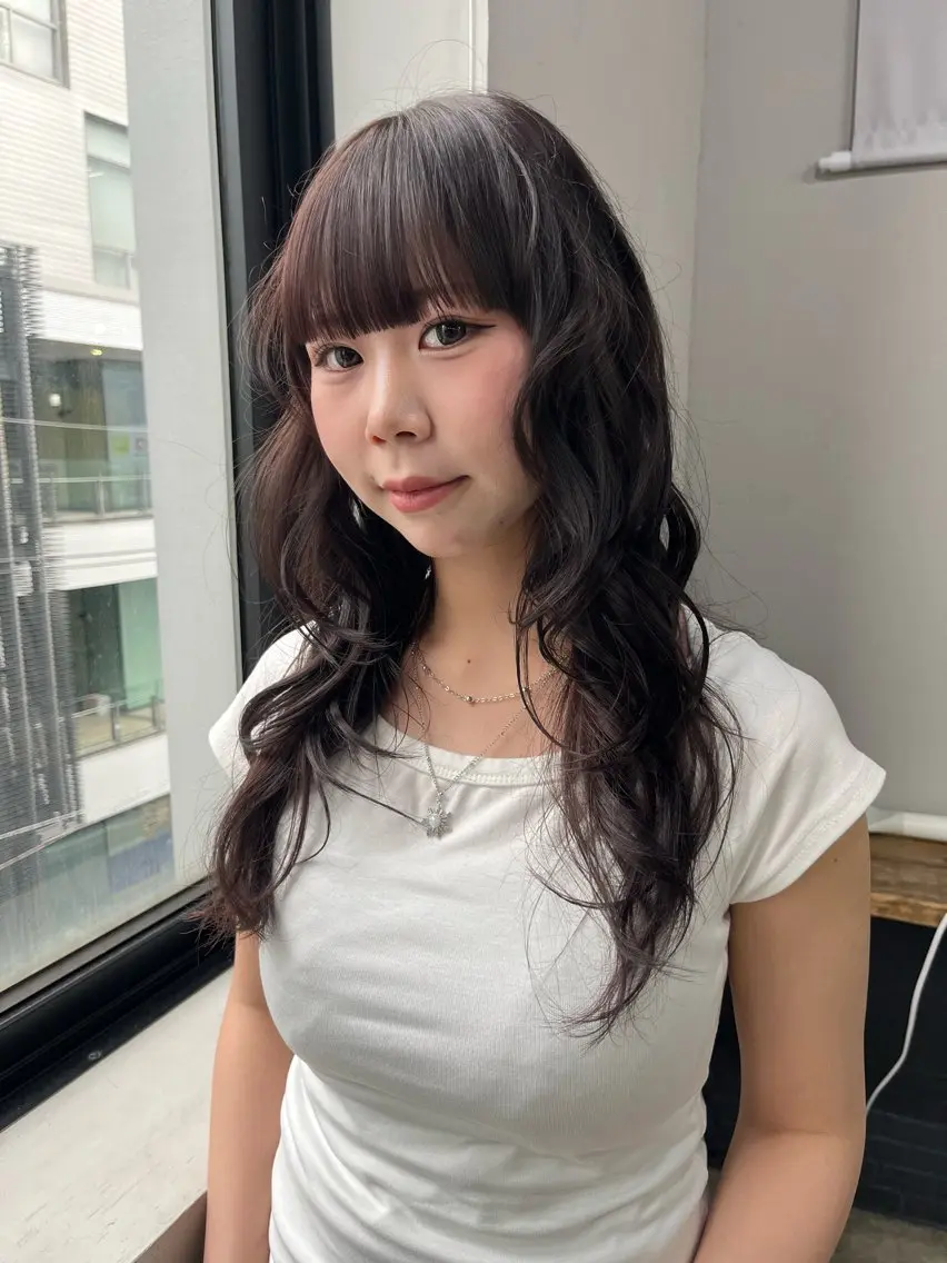セミロング カラー カシス 🤍ボブ/ベージュ 🤍honoのヘアスタイル