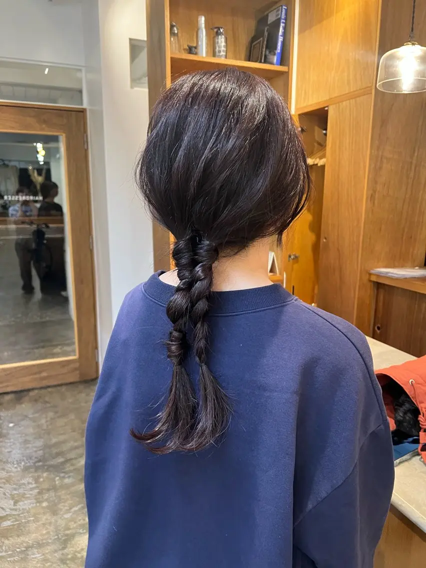 ミディアム ヘアカラー 鈴木 三保のヘアスタイル