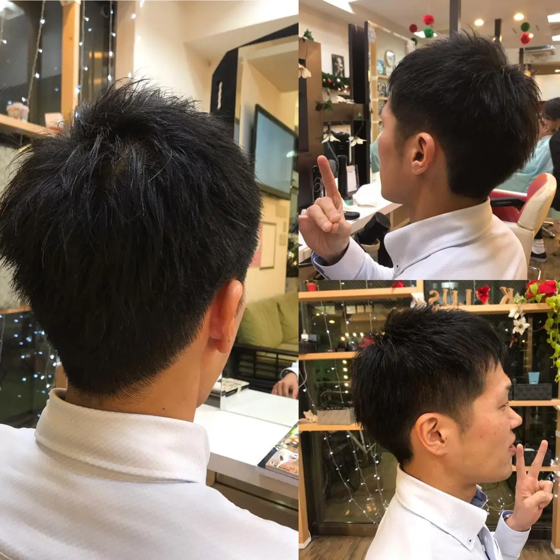 ショート メンズ ビジネス カット 赤羽、髪質改善サロン 吉野リョウスケのヘアスタイル