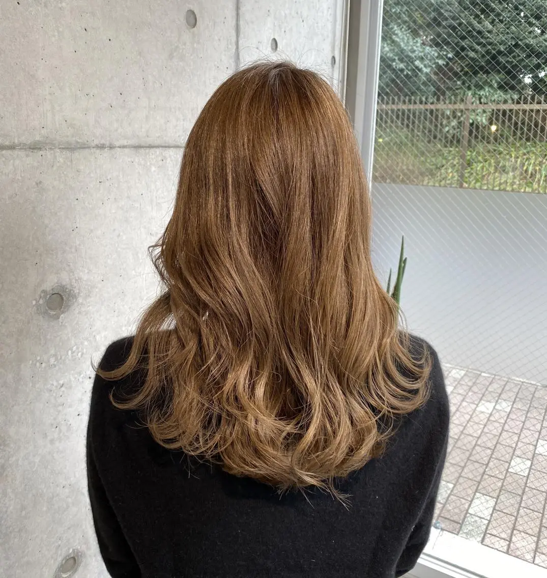 ミディアム パーマ ミディアムパーマ デジタルパーマ 🌟美髪🍋髪質改善 🎖松本🎖のヘアスタイル