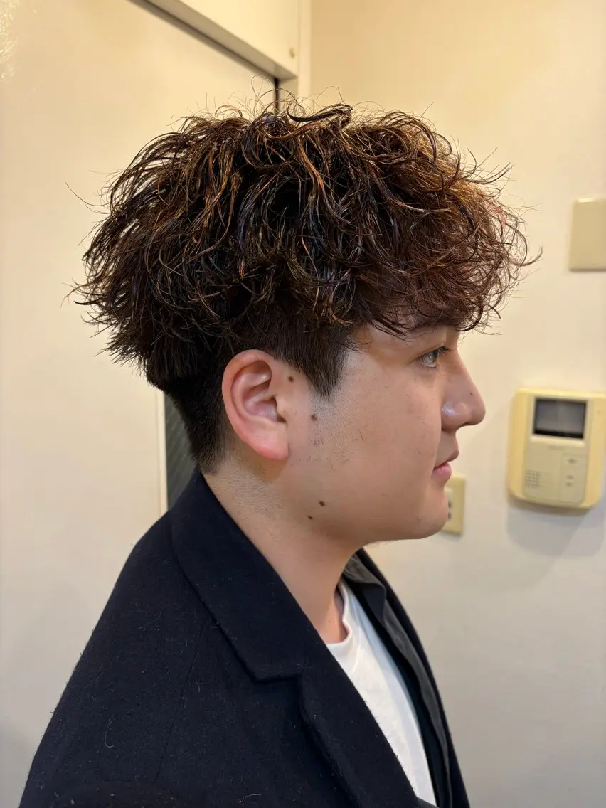 メンズ メンズパーマ 堀込 昭吾☆特別価格☆のヘアスタイル