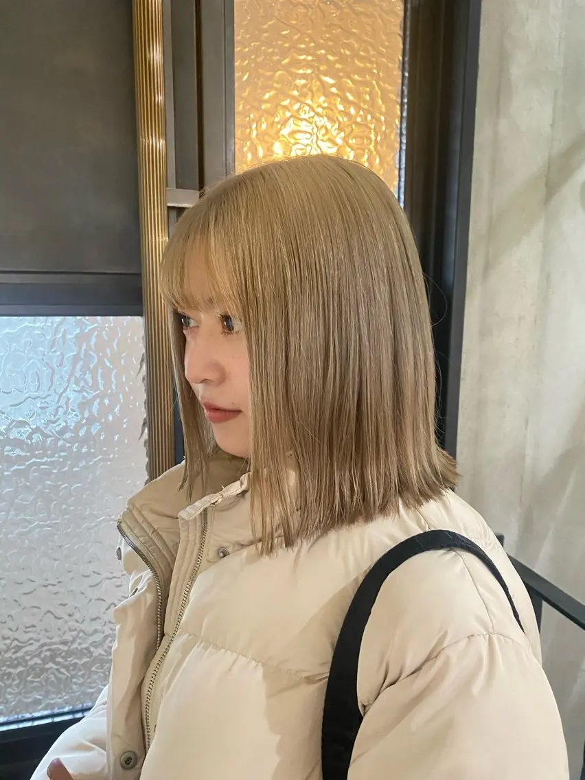 ミディアム 美髪矯正/髪質改善 🫧山﨑 真歩🫧のヘアスタイル