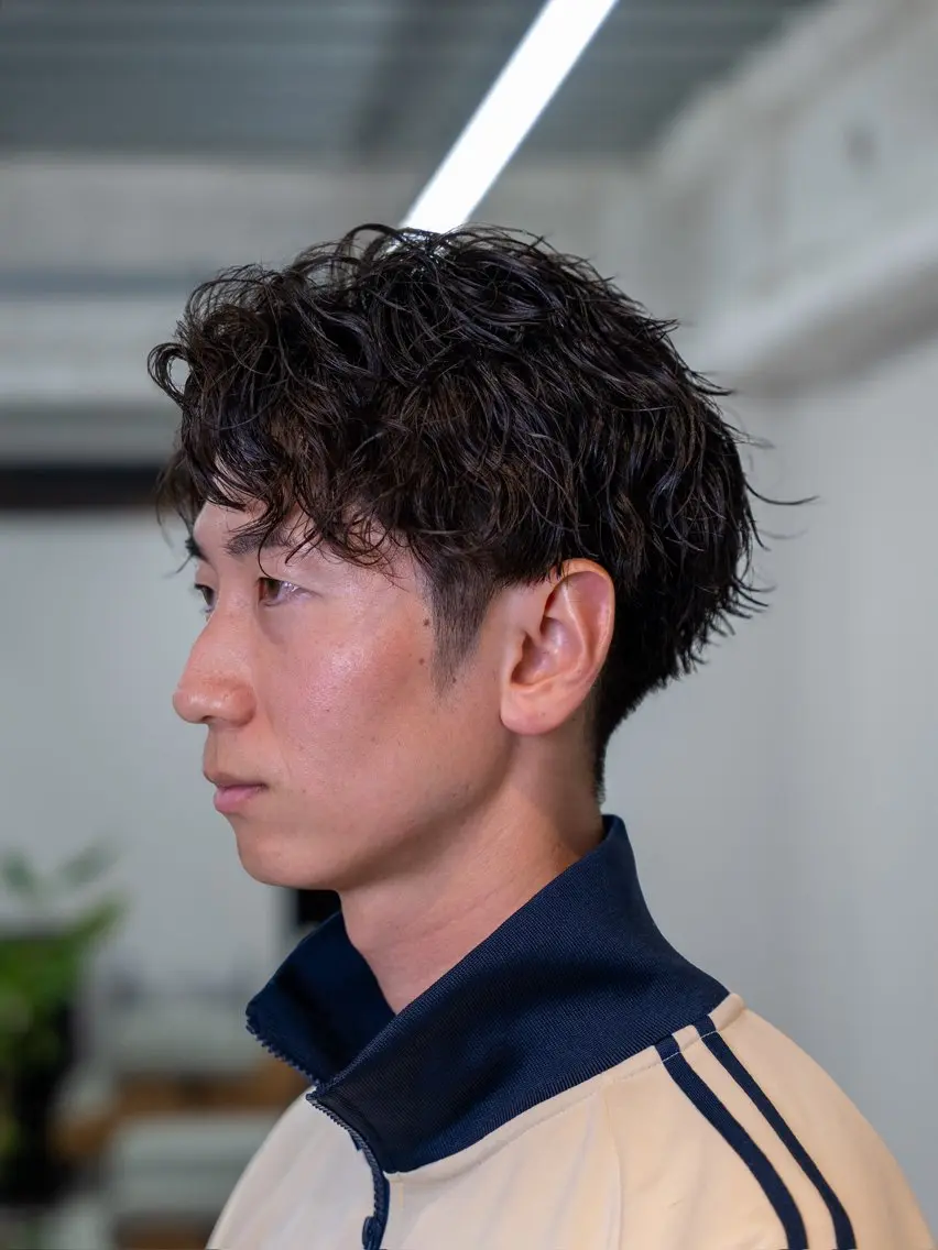 パーマ メンズ kyoショートカット •メンズカット特化のヘアスタイル