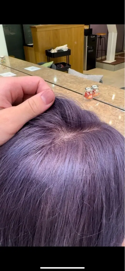 ロング カラー ブリーチ 透明感カラー ラベンダーカラー ハイトーンカラー/ 艶髪カラー/タクミのヘアスタイル