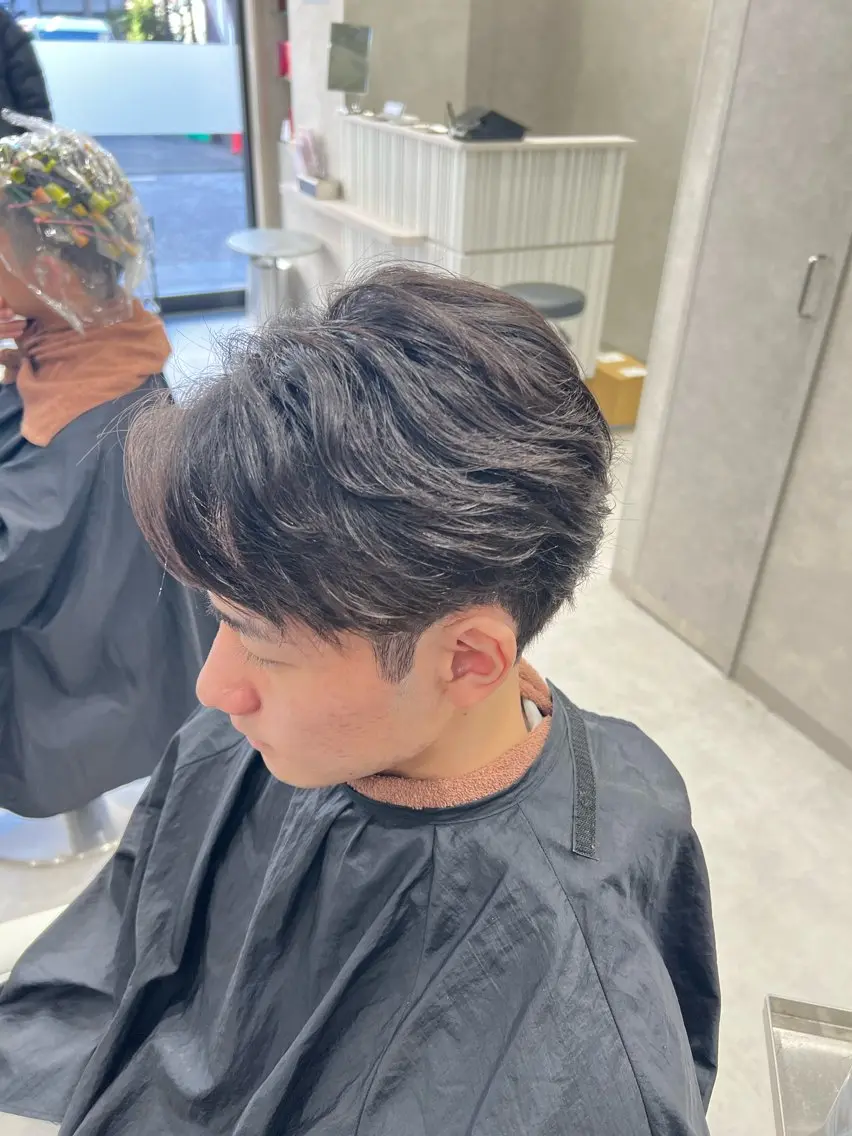 パーマ メンズ ニュアンスパーマ カット パーマ SENA 再現性 パーマと縮毛矯正のヘアスタイル